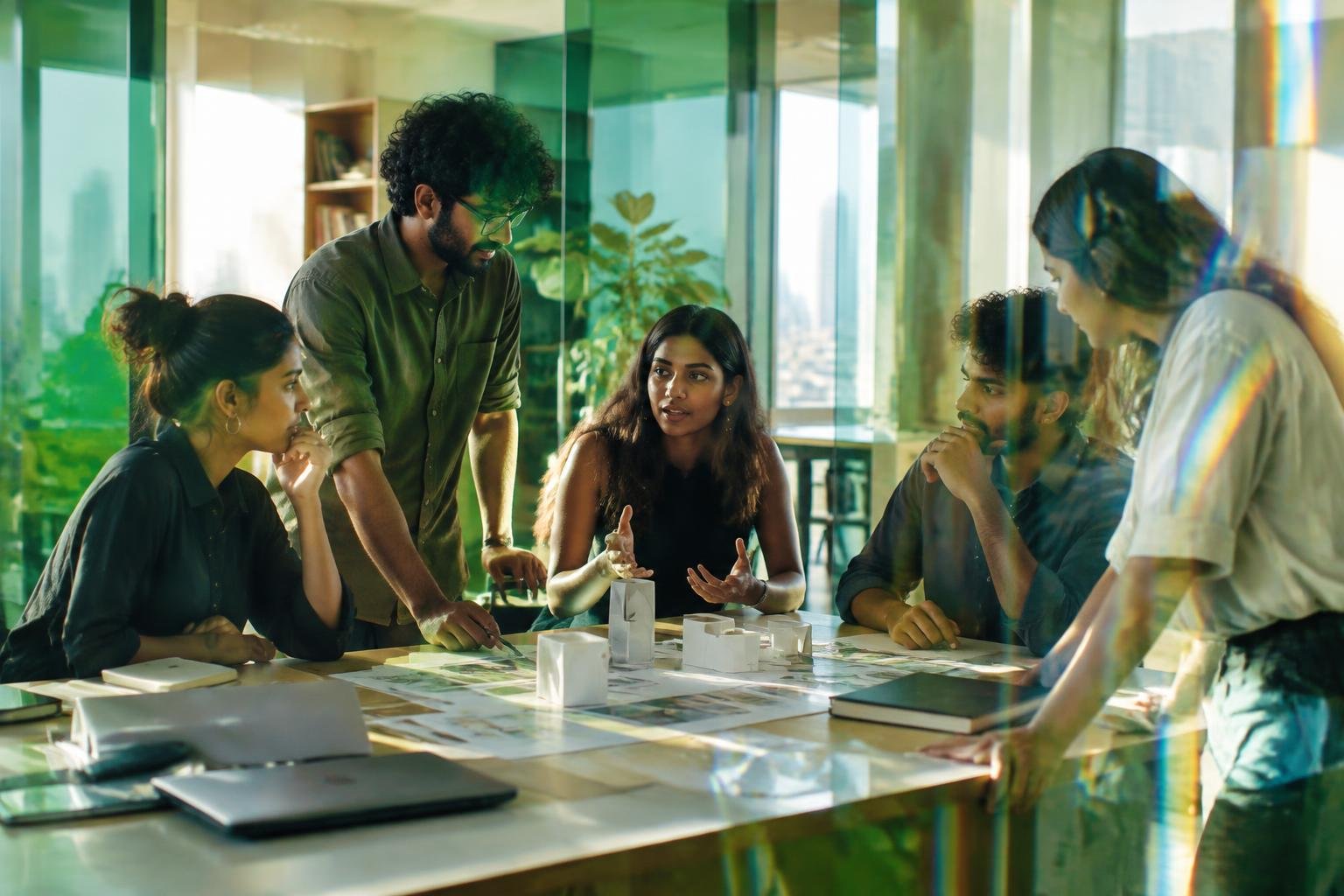 Beacon Minds strategists and creatives collaborating